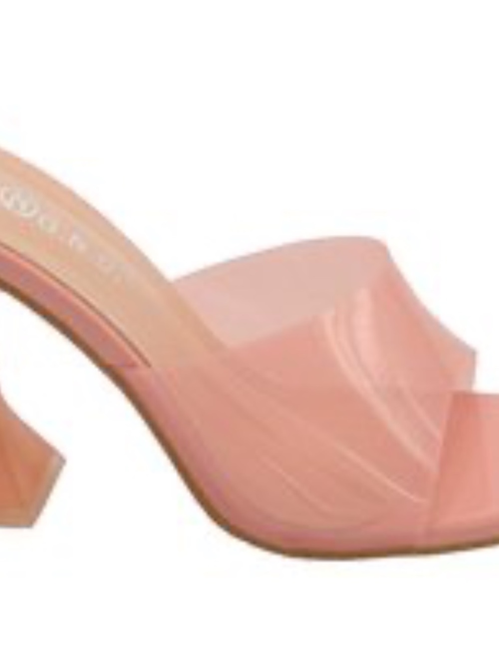 Women's Jelly Chunky Bow B Heels Sandal Comfortable Stylish for Casual Party1951